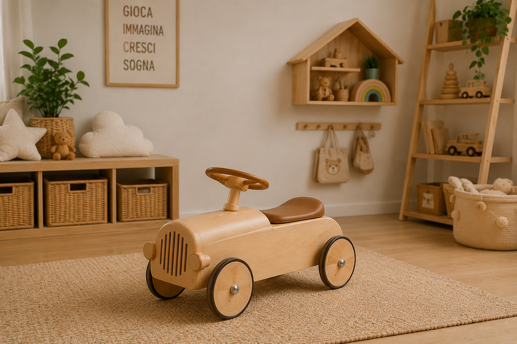 Flinstones CAR in Legno massello | DEL LEGNO
